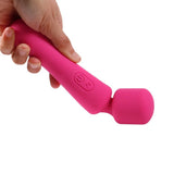 silicone massage stick usb charging red vibrators 10 frequency earthquake massager