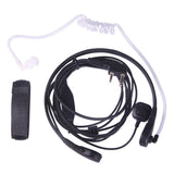2Pin PTT Throat Mic Covert Acoustic Tube Earpiece Headset for Baofeng UV-5R