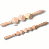 Type solid wood dice rolling steel rods home meridian dredging the scrapping stick general massage whole body