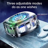 New Magnetic Semiconductor 3 Speed Adjustment Wind Ice Mobile Phone Flat Radiator RGB Light for SmartPhone PUBG Game