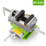 Precision cross vise, bench drill special vice, milg hine two-way mobile table fixture