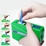 5PCS KCC-55 Optical Connector Cleaner/Fiber Conector Cassette, 500 times Cassette Cleaner Fiber Cleaning Box
