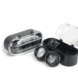 Magnifying 10X 15X 20X 25X 2LED Light Lamp Head Loupe Jeweler Headband Magnifier Eye Glasses Optical Glass Tool Repair