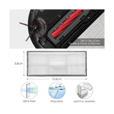 Accessory Set for S7 Pro Ultra/S7 MaxV Ultra, 6 X Dust Bags, Main Roller Brush Robot Vacuum Cleaner Accessories