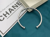 Silver Hot Simple Personality Male And Female Bare Body Round Sticks