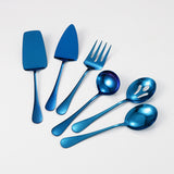6pcs Stainless Steel Kitchen Utensils Set, Golden Serving Spoon Slotted Spoon Slotted Spatula Flat Turner Dinner