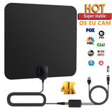 Europe polska es DE Oscam 4K HD TV Box DVB Digital EU Plug cccann Antenna Flat Design