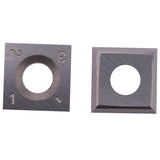 50Pcs Wood Turning Carbide Insert Blades Milg 30 Degree Lathe Chisel Replacement Blade 14X14x2mm