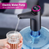 Automatic Electric Water Gallon Pump 19 Liters Drink Dispenser for Kitchen Office Outdoor USB Rechargeable