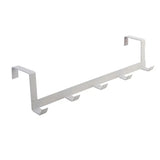 Bathroom door 5 hooks, coat shelf, hat, towel rack, kitchen and bathroom accessories