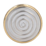 Desktop Fingertip Rotating Toy Metal Desk Finger Rotating Stress Relief Relaxation Decompression Toy for All Ages Copper Stainless Steel