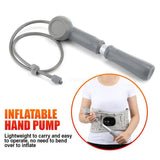 Iatable Red Light Heating Vibration Massage Airbag Back Waist Support Belt Abdomen Pain Relief USB Charg