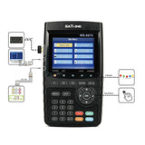 WS-6975 WS6975 Digital Terrestrial Signal Meter Finder with MPEG-2/MPEG4 H.265 3.5 Inch High Definition TFT LCD Screen