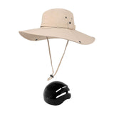 (Beige) Fisherman Cap Beach Hat with Hard Shell for Vacation Gardening School Gray