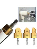 Hexagonal Lifting Drill Bit 20/25/32mm for water pipe maintenance full Open Process PPR lifting hand tool