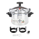 Pressure Cooker Thickened Large Capacity Anti Stick Explosion Proof Aluminum Pressure Canner for Commercial Household Use 15L