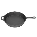 Cast Iron Skillet Quick Uniform Heating Nonstick Wide Application Cast Iron Pan for Oven Stove Grill 31cm Diameter