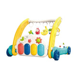 (rabbits Green) Learning Walking Car Push Along Walking Car Baby Gym Mat for Baby Green