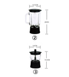 4 in 1 Personal Juicer Blender, Processor, Multi-function Food Mixer, Coffee Grinder, Milk Frother, 1000W
