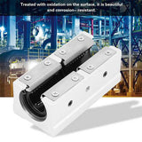 4PCS SBR20LUU 20Mm Aluminum Alloy Motion Ball Pillow Open Linear Bearing Block Slide Bushing