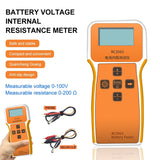 RC3563 Internal Tester Voltmeter with LCD Display Rechargeable Voltage Resistance Meter for Lithium Battery