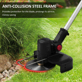 21V Brushless Grass Cordless Eater Wacker Edger Lawn with Screen Electric Weed Trimmer Tool