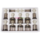 China Medical Twist 12cups Magnet Massage Therapy Anti-cellulite magnetic acupuncture Vacuum Cupping Set