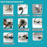 3/8 "-7/8" Manual AC Kit With 7-mold Hose Crimping Tool Hydraulic Press Automatic Air Conditioning