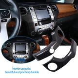 Center Console Air Conditioning Outlet Panel Decorative Frame for Toyota Tundra- 2014-2020, ABS Carbon Fiber