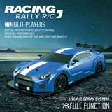 1:16 Lighting Spray GTR Sports 4WD High Speed Drift Rc Car 2.4G Wireless Remote Control Kids Toys