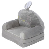 Kids Chair Cute Cartoon Comfortable Sturdy Wear Resistant Collapsible Portable Kids Sofa for Home School Folding in half