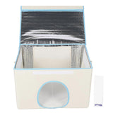 Pet House for Cats Small Dogs PP Insulated Foldable Pet Cave Hideaway Cat Shelter for Home Outdoor Beige
