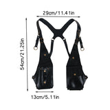 Retro Shoulder Wallet Armpit Steampunk Bicycle Motorcycle Portable Mobile Phone Tool Bag Easy To Use
