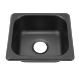 175 160 X 70mm 304 Stainless Steel Black Electroplated Drop in for Boat Camper RV Sink