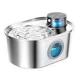 3.2L Recharge 5V USB Automatic Sensor Stainless Steel Cat Dog Water Fountain Multiple Pet Drinking Bowls
