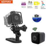 SQ28 1080P Mini with Waterproof Cover HD Smart Night Vision Indoor Camera Security Remote View Cam support TF Card