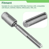 SDS Max To SDS Plus Adapter SDS Max To SDS Plus Drill Converter For Rotary Hammer Drill 40Cr Steel SDS Max Shank Tool 1 Pcs
