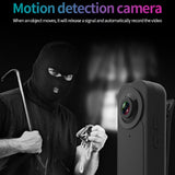 1080P Mini Body with Audio Clip-on Recorder Wide Angle Video Camera Built-in Battery Night Vision Motion Detection