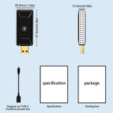 Auto Adapter Android 12 To Wireless Carplay Dongle Plug & Play for Wired CarPlay Cars