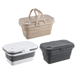 Portable Camping Equipment Folding Storage Container  Basket Tableware Set NEW