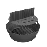 Air fryer silicone basket, reusable circular tray, foldable kitchen accessories without BPA