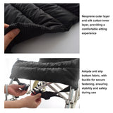Cushion Super Soft Lumbar Seat with Straps for 45‑52cm Wheelchairs Wheelchair Support Pillow