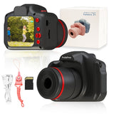 Long Lens Kids Camera For Chrsitamas Halloween Birthday Gift HD Digital Viedo Camera For 3-12 Years