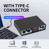 High Quality Professional 36bit 384kHz Audio Interface Usb Sound Card Recording for Music Studio Microphone Case Best Seller New