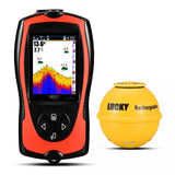 LUCKY FF1108-1CWLA Rechargeable Wireless Sonar for 45M Water Depth Echo Sounder Fishing Portable Fish Finder