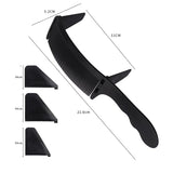 1 Set Positioning Comb Salon Hairdressing Clipper Curved Comb For Men Hair Styling Tool White