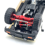 For WPL 1/10 C74 1/16 RC Car Parts Accessories Metal Upgrade Front & Rear Drive Shafts