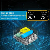 PTH-9AW CO2 Detector With Monitor Carbon Dioxide Meter Digital Temperature Humidity Tester Clock PTH 9AW