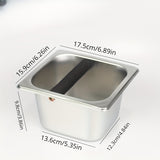 1pc Coffee Grounds Storage Box, Coffee Machine Tap Barrel Coffee Grounds Storage Box, Office, Home, Commercial Coffee Machine