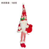 Doll Sled Elf Ski Gnome Christmas Decorations for Home Xmas 2025 New Year 56cm